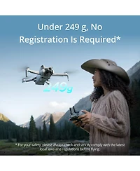 Dji Mini 4 Pro Drone Fly More Combo, Bundle with 128GB Memory Card, Led Light, 20" Landing Pad Pro