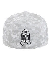 New Era Men's White Buffalo Bills 2025 Salute to Service Fan Pack 59FIFTY Fitted Hat