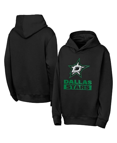 Outerstuff Big Boys and Girls Black Dallas Stars Back to Basics Hoodie