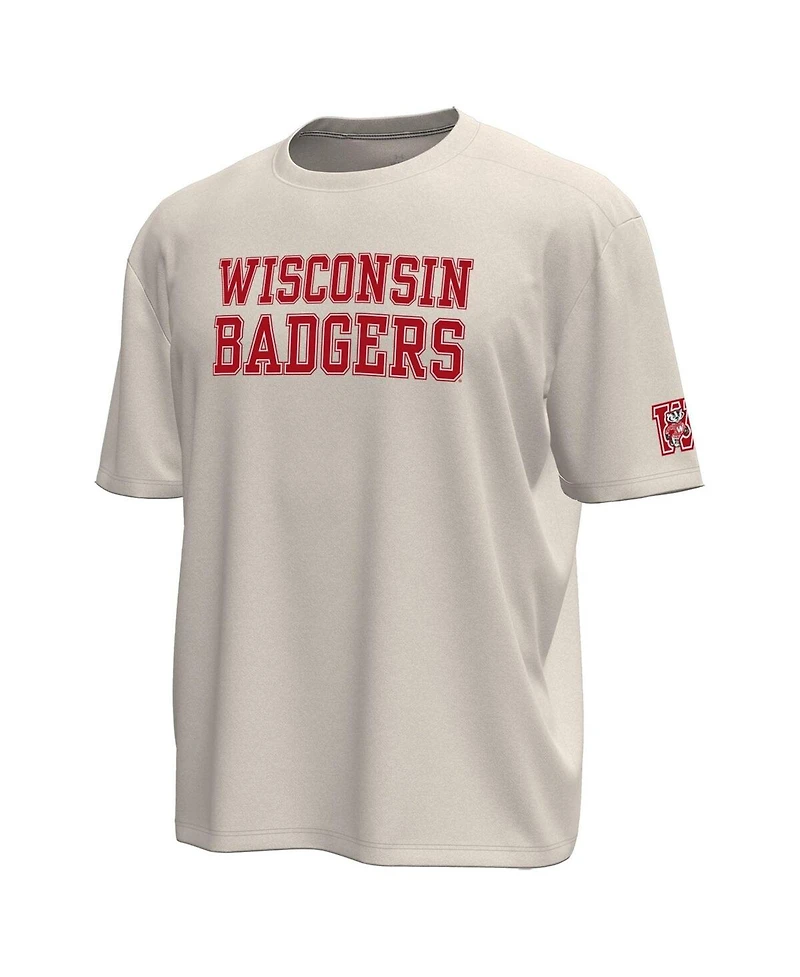Under Armour Men's Wisconsin Badgers Throwback Motion Heavyweight T-Shirt
