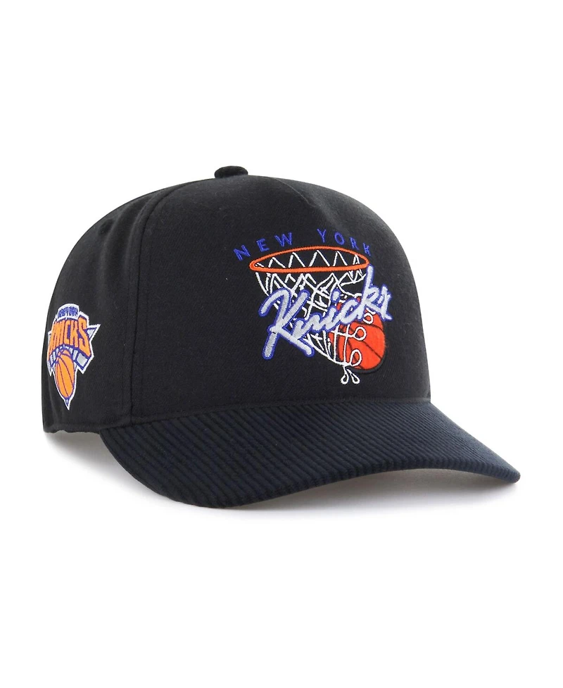 '47 Brand Men's Black New York Knicks Nothing But Net Hitch Adjustable Hat