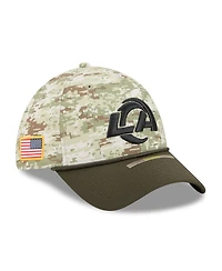 New Era Men's Camo Los Angeles Rams 2025 Salute to Service 39THIRTY Flex Hat