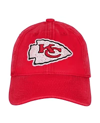 Outerstuff Big Girls Red Kansas City Chiefs Gridiron Adjustable Hat