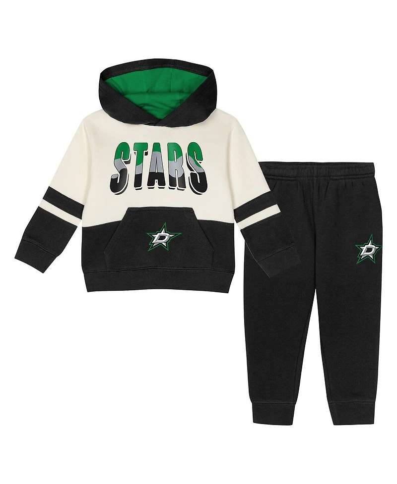 Outerstuff Toddler 2-Piece Black Dallas Stars Chants and Cheers Fleece Hoodie Pants Set