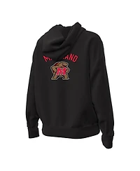 Under Armour Women's Black Maryland Terrapins Oversized Gameday Icon Hoodie
