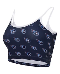 Concepts Sport Women's Navy Tennessee Titans Gauge Lounge Bralette