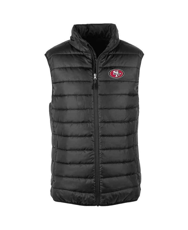 Dunbrooke Men's Black San Francisco 49ers Alberta Full-Zip Puffer Vest