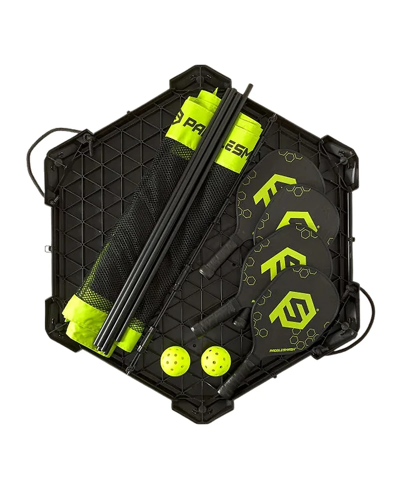 Uncommon Goods Paddle Smash Backyard Pickleball Game Set