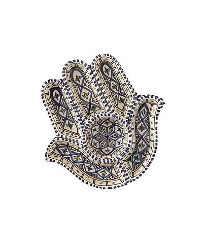 Uncommon Goods Hamsa Mezze Stoneware Server