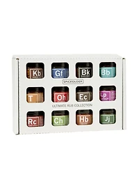 Uncommon Goods Periodic Table of Flavor Glass Jar Spice Rub Set, 12-Pc.