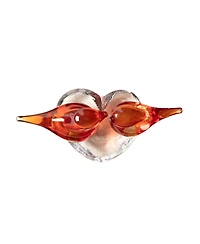 Uncommon Goods Lovebirds Handblown Glass Desktop Sculpture
