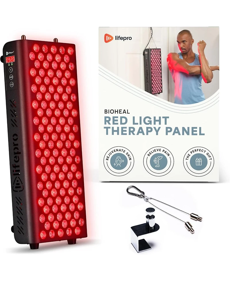 LifePro Red Light Therapy Panel for Face and Body – Near Infrared Light Device for Relaxation and Wellness, Portable and Stable Design