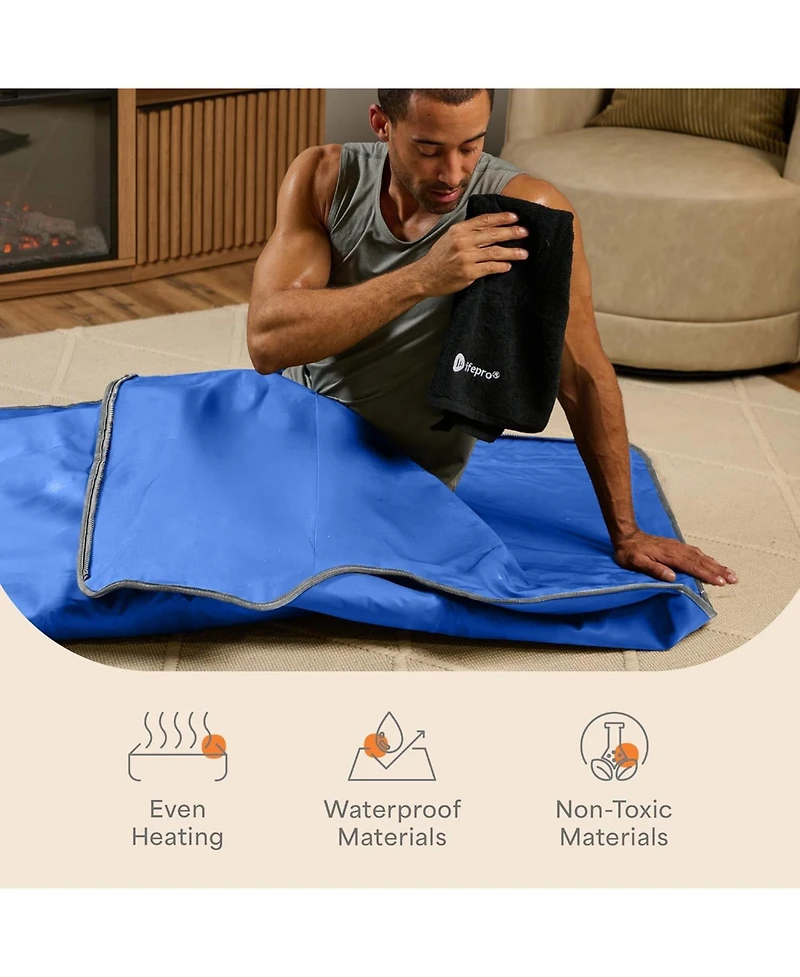 LifePro Far Infrared Sauna Blanket - Portable for Home Relaxation