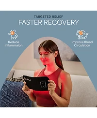 LifePro Micro Red Light Therapy Belt with Vibration Nir & Red Light Therapy for Pain Relief, Recovery, and Performance Enhancement