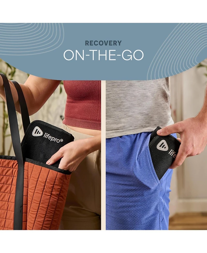 LifePro Micro Red Light Therapy Belt with Vibration Nir & Red Light Therapy for Pain Relief, Recovery, and Performance Enhancement