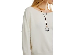 Free People Women's Pull-On Long-Sleeve Sweater