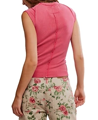 Free People Women's Ever Had Cap-Sleeve T-Shirt