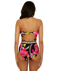 Trina Turk Women's Bougainvillea Ruffle Detail One-Piece Swimsuit