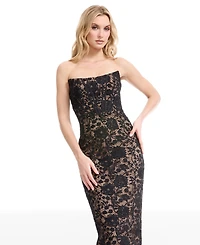 Dress the Population Women's Strapless Midi