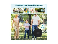 Large Dart Board for Kids with 4 Kick Balls