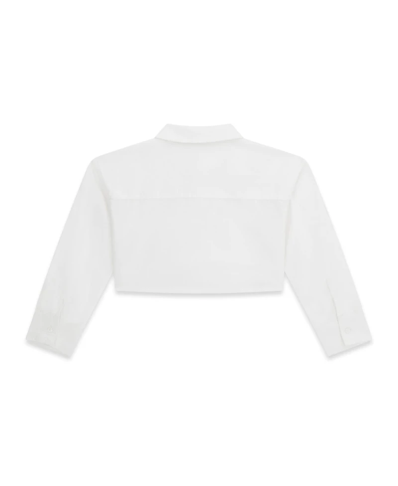 Guess Girls 7-16 Boxy Poplin Long-Sleeve Shirt