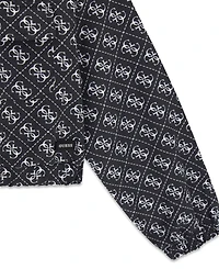 Guess Girls 7-16 All-Over Print Hooded Zip-Up Jacket