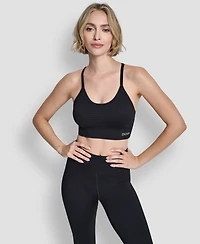 Dkny Women's Seamless Low Impact Racer Back Longline Bra
