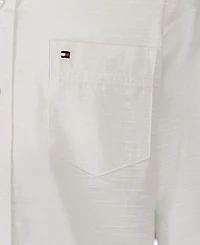 Tommy Hilfiger Boys 8-20 Texture Woven Long-Sleeve Shirt