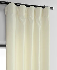 Half Price Drapes Dobby Linen Curtain
