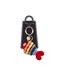 Nina Crochet rainbow fish bag charm