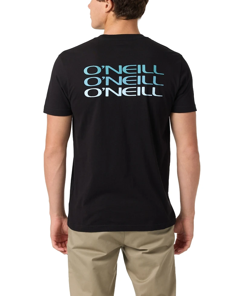 O'Neill Men's Triple Stack Short-Sleeve T-Shirt