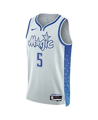 Nike Men's and Women's Paolo Banchero Silver Orlando Magic 2025/26 City Edition Swingman Jersey