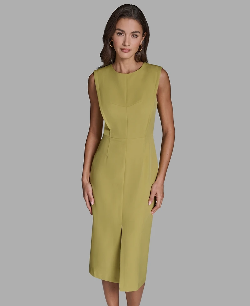 Bcbg Women's Crewneck Midi Dress