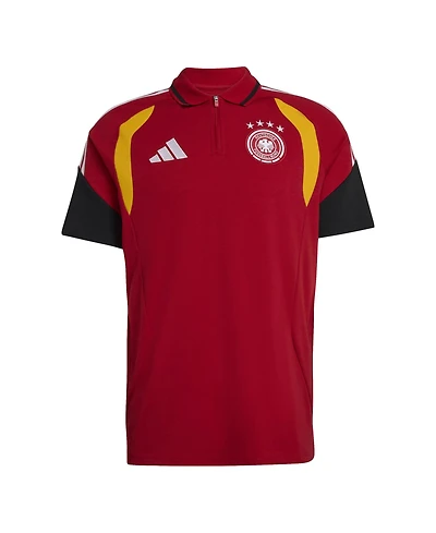 Adidas Men's Red Germany National Team 2026 World Cup Tiro Polo Shirt