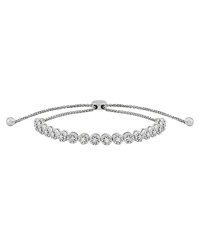 Macy's Diamond (1/10 ct. t.w.) Bracelet in Sterling Silver
