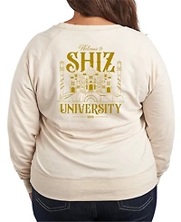 Hybrid Apparel Plus French Terry Long Sleeve Pullover Top