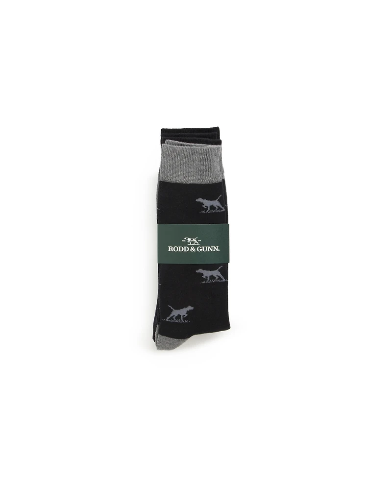 Rodd & Gunn Men's Dogs-a-Plenty Three Pack Socks