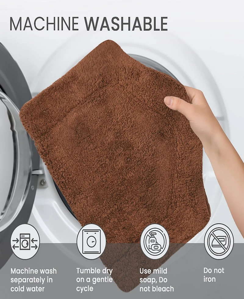 Home Weavers Waterford Contour Bath Rug, 20" x