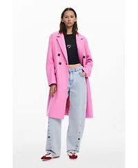 Desigual Women's Double-breasted coat with buttons