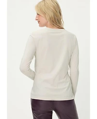 Olsen Women's Rhinestone Trim T-Shirt