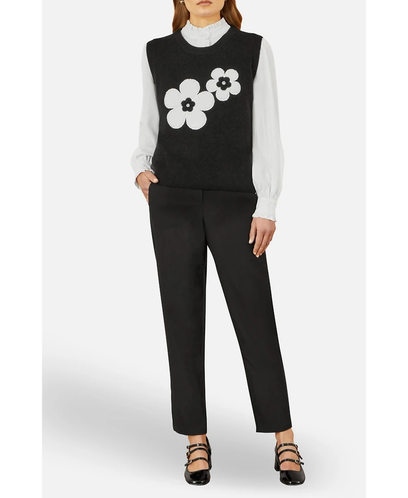 Yumi Women's Tailored Cigarette Pants