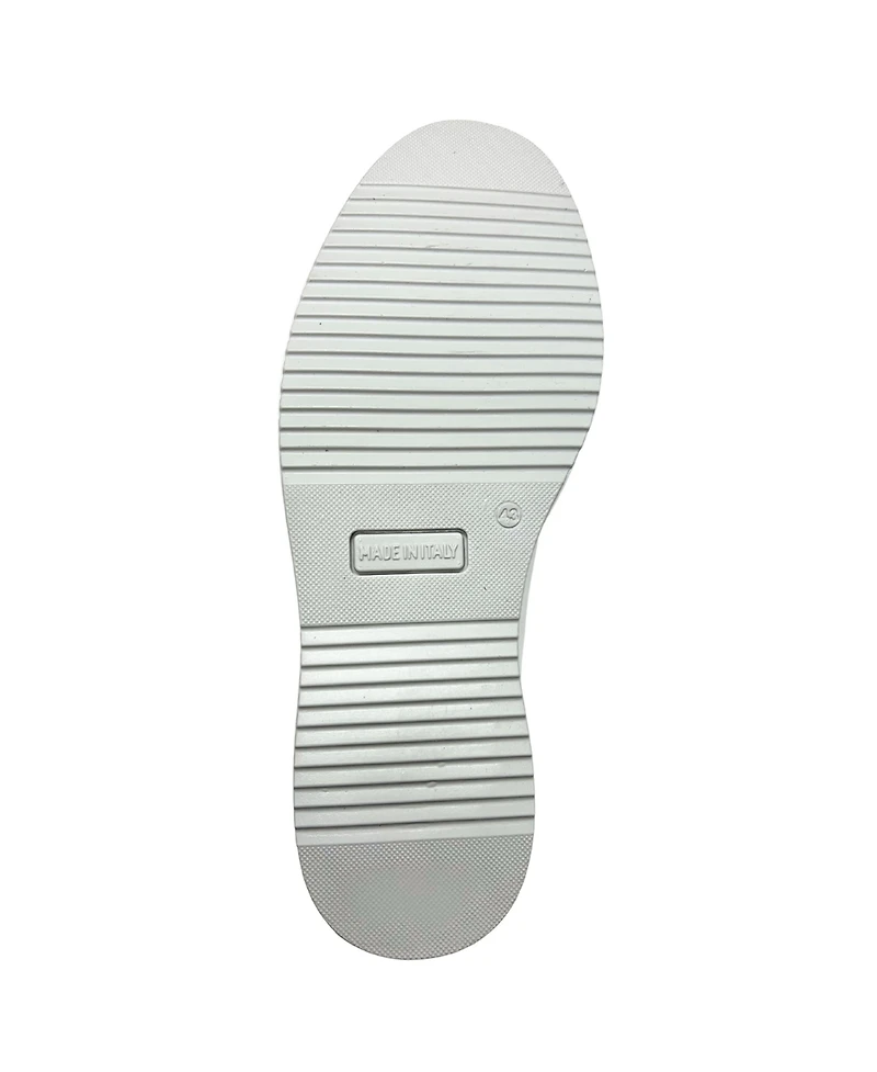 Alpine Swiss Men's Dante Made Italy Low-Top Leather Sneaker