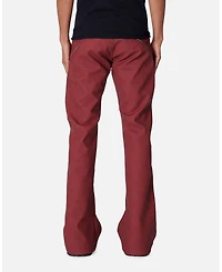 mnml Men's D519 Leather Zipper Flare Pant.