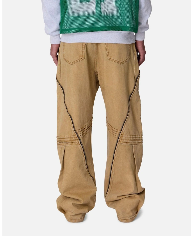 mnml Men's Ultra Baggy Grid Lock Denim