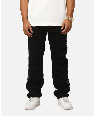 mnml Men's V715 Out Studded Denim Pants