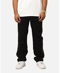 mnml Men's V715 Out Studded Denim Pants