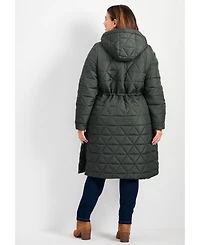 Avenue Women's Quinn Longline Puffer Jacket