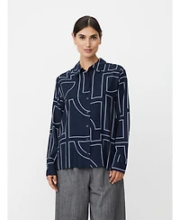 Masai Copenhagen Women's Malmanja Long Sleeve Printed Shirt