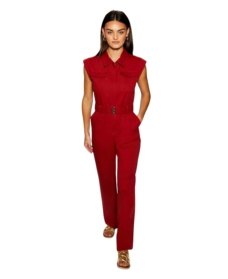 Warehouse Women's Runway Utility Jumpsuit