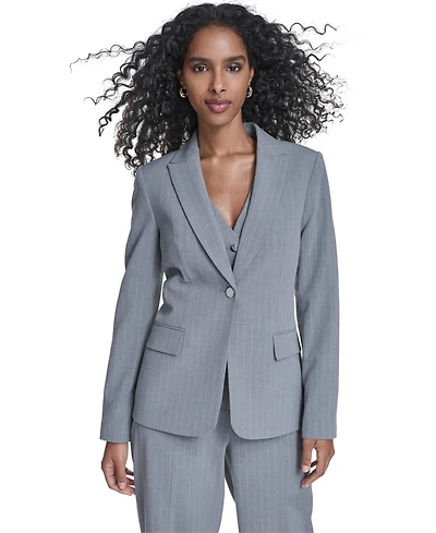 Calvin Klein Women's Classic Buttoned Blazer